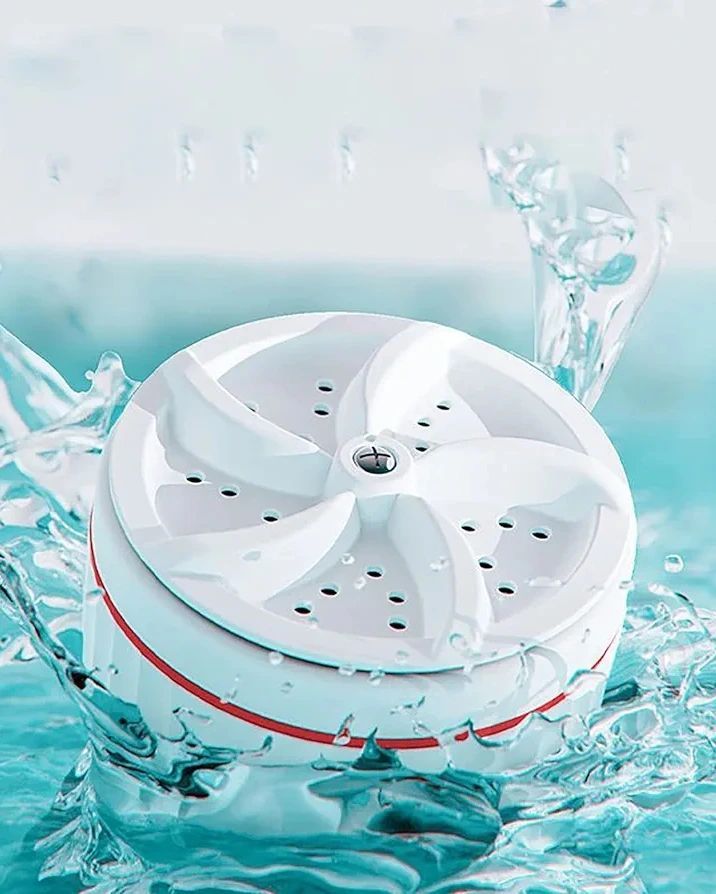 Portable Mini Washing Machine – Compact Clean for Home & Travel