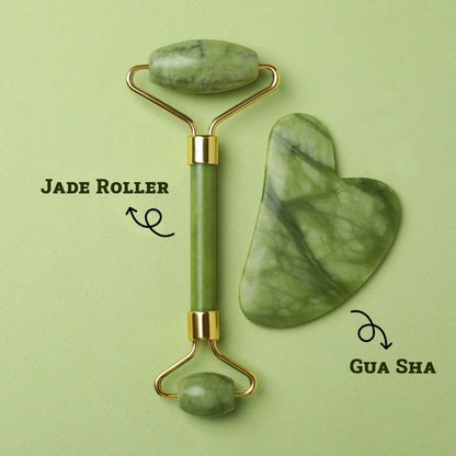 Jade Roller & Gua Sha Facial Set – Daily Skin Sculpting Ritual