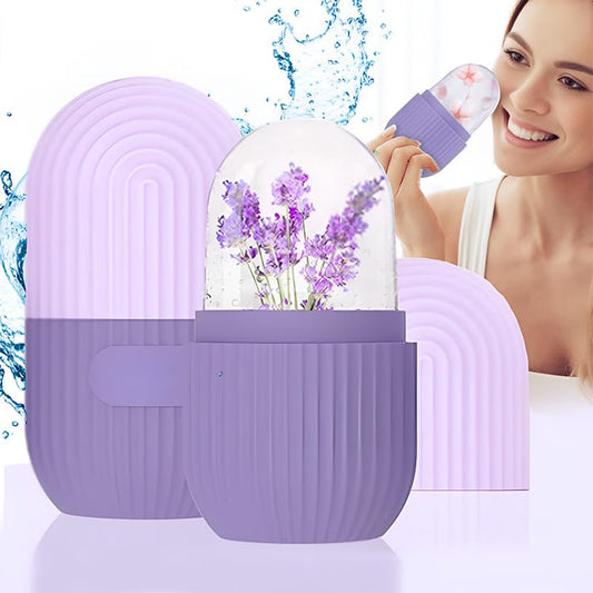 Silicone Face Ice Roller – Cooling Contour & Glow Therapy