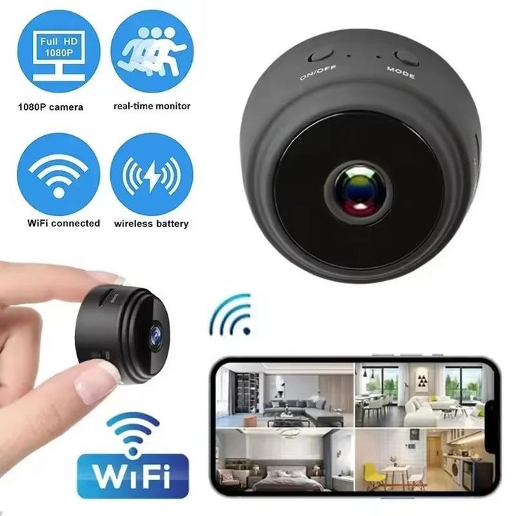 Mini A9 Portable Security Camera – Compact Home Protection