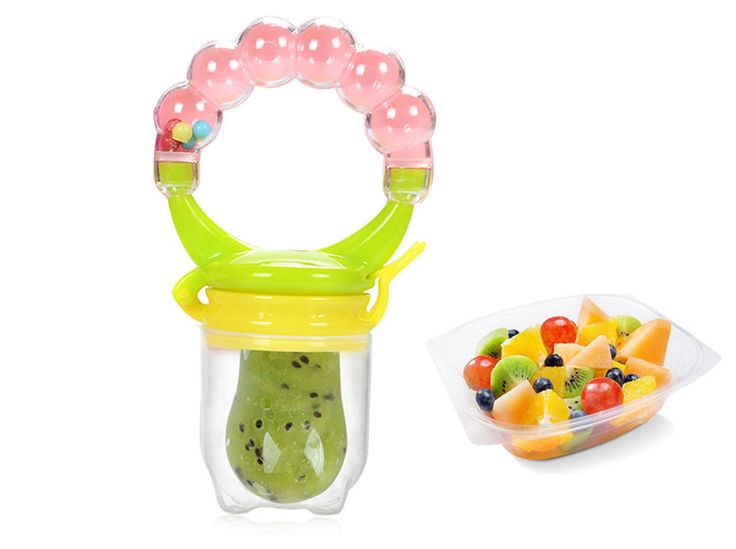 Silicone Fruit Feeder Pacifier – Safe Self-Feeding Tool for Baby