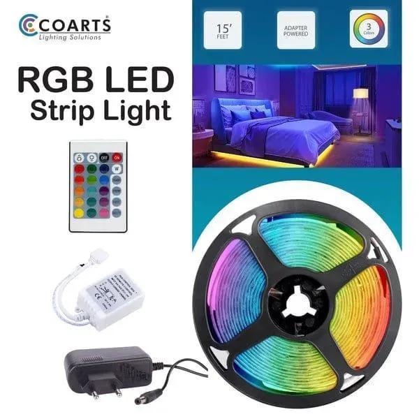 16.4FT RGB LED Light Strip PVC Waterproof Remote Control