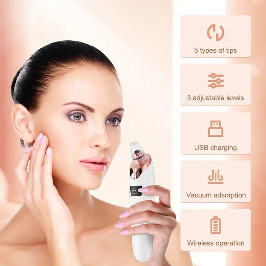 Blackhead Remover Nose Pore Cleaner White Device