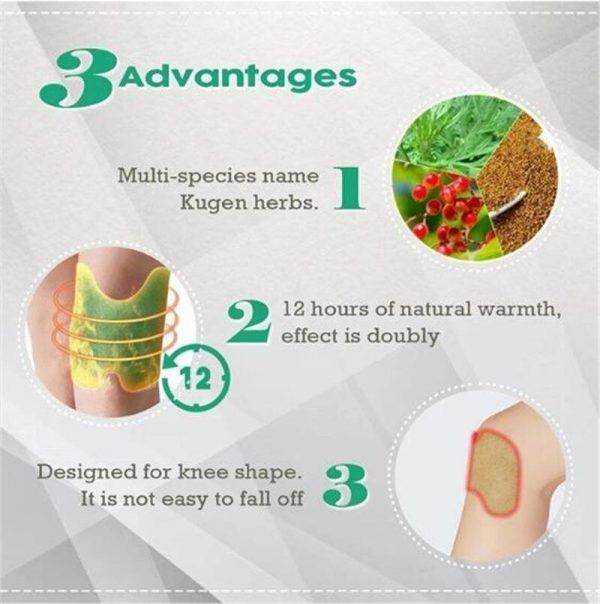 Royal Prestige Knee Pain Relief Patch – 12 Pack for Fast, Targeted Relief