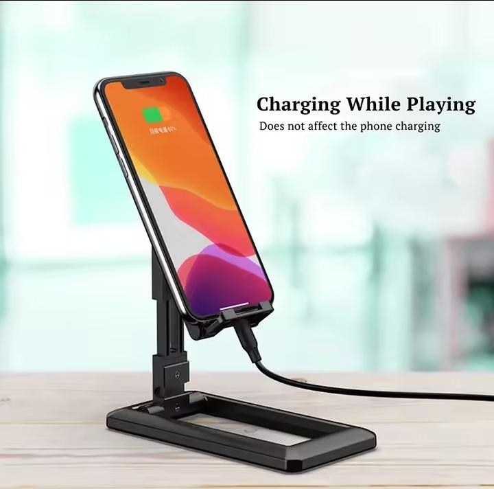 Premium Black ABS Tripod Stand for iPhone iPad Xiaomi