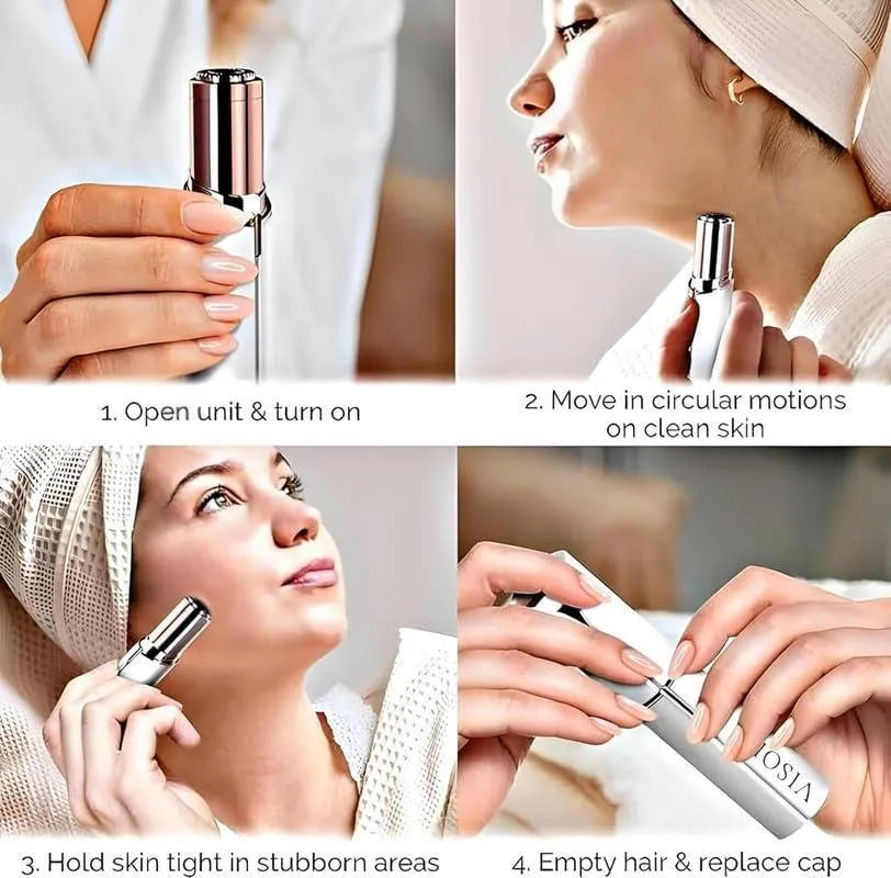 Shine Women's Touch Epilator Wax Razor Face Lip Nose Chin