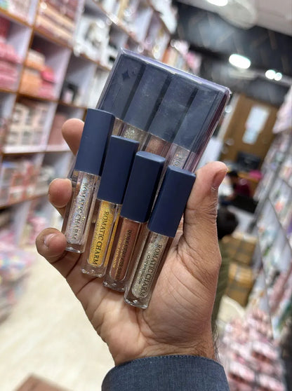 4PCS Waterproof Glitter Eyeliner Set Multicolor 100g